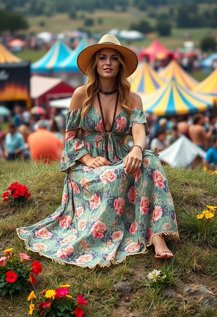 10 Vintage Outfits That Will Take You Back in Time (You'll Be Obsessed with #4!) - 4. The Bohemian Ensemble: Free-Spirited Seventies