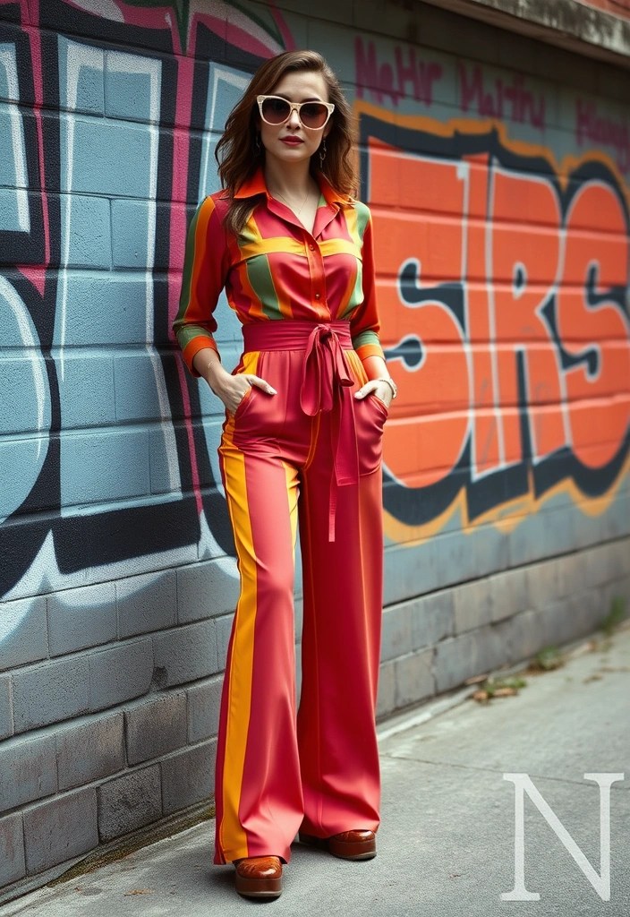 10 Vintage Outfits That Will Take You Back in Time (You'll Be Obsessed with #4!) - 7. The Vintage Jumpsuit: 1970s Cool