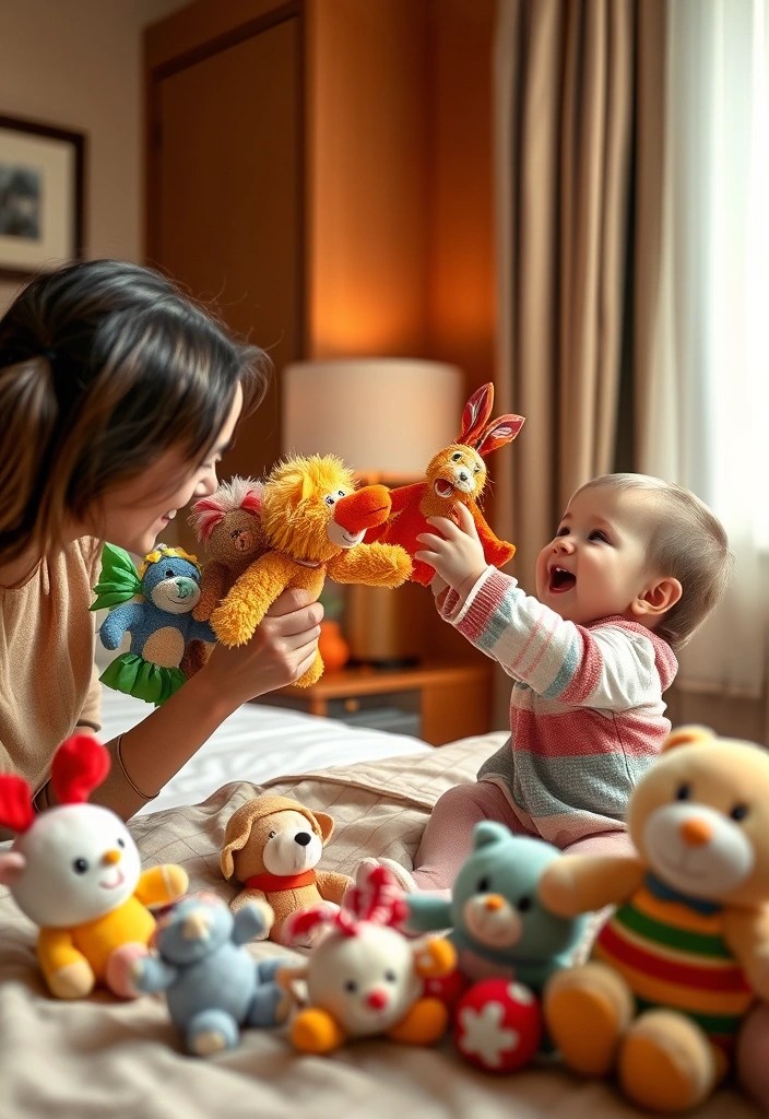 12 Baby-Friendly Travel Activities That Will Keep Your Little One Entertained (You’ll Love #7!) - 4. Travel-Friendly Puppet Show