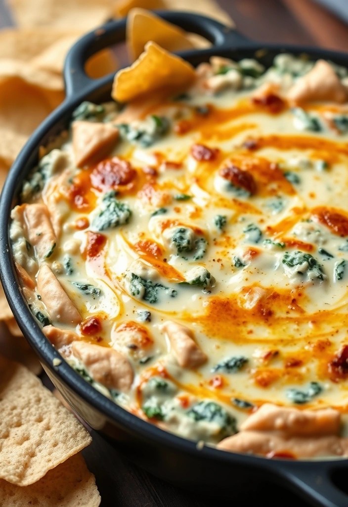 15 Effortless Super Bowl Recipes That'll Wow Your Guests Without Breaking a Sweat! - 11. Spinach and Artichoke Dip