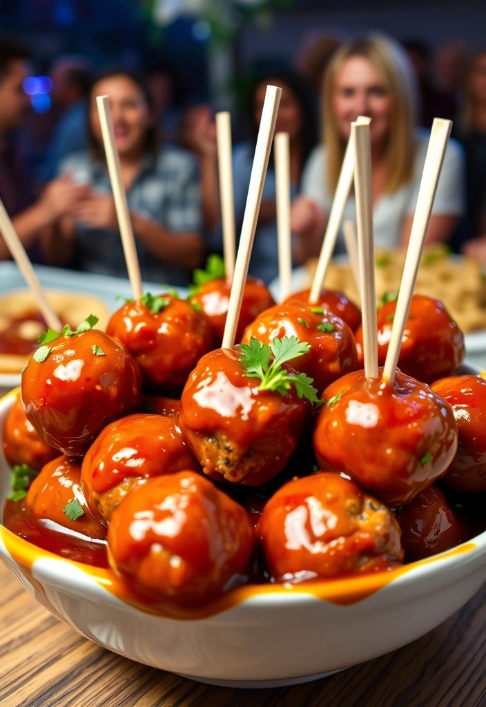 15 Effortless Super Bowl Recipes That'll Wow Your Guests Without Breaking a Sweat! - 4. Sweet and Spicy Meatballs