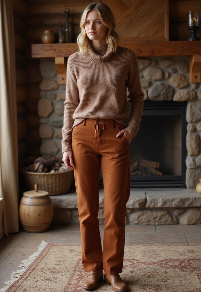 16 Jaw-Dropping Mocha Mousse Color Combinations You Need to Try Now (You’ll Love #4!) - 15. Mocha Mousse and Cinnamon