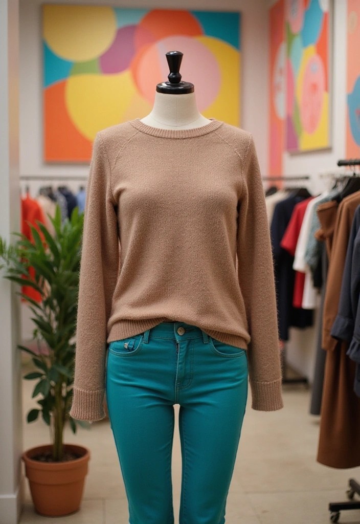 16 Jaw-Dropping Mocha Mousse Color Combinations You Need to Try Now (You’ll Love #4!) - 8. Mocha Mousse and Teal