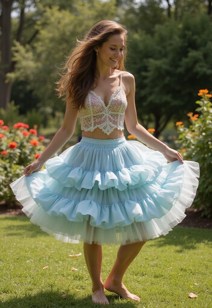 21 Maximalist Fashion Looks That'll Make You Stand Out in a Sea of Minimalism! - 18. Playful Layered Skirts